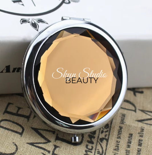 Diamond Cut Compact Mirror