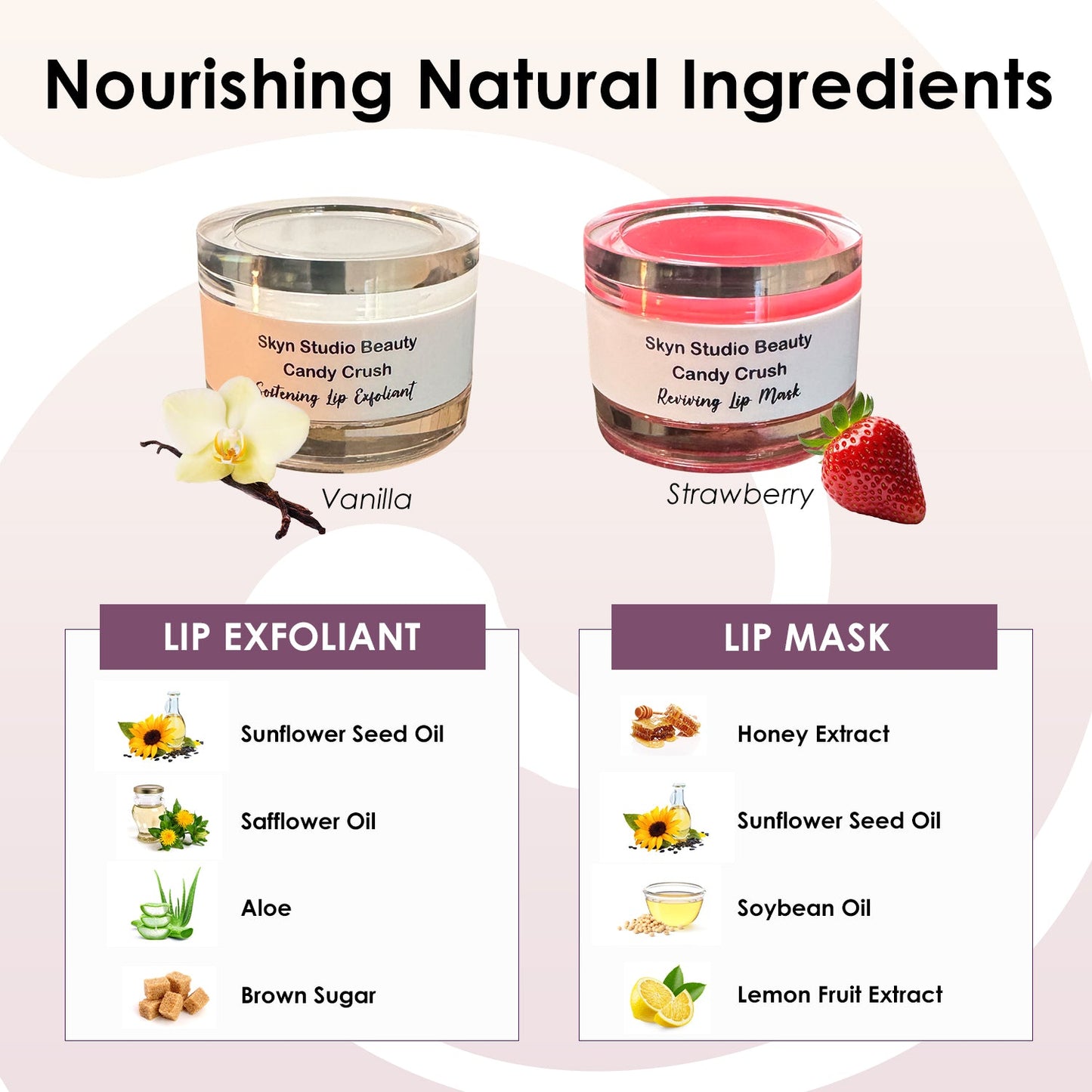 Candy Crush Duo Lip Care - Lip Exfoliant & Reviving Lip Mask - Skyn Studio