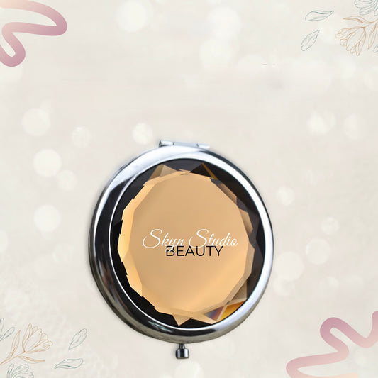 Diamond Cut Compact Mirror