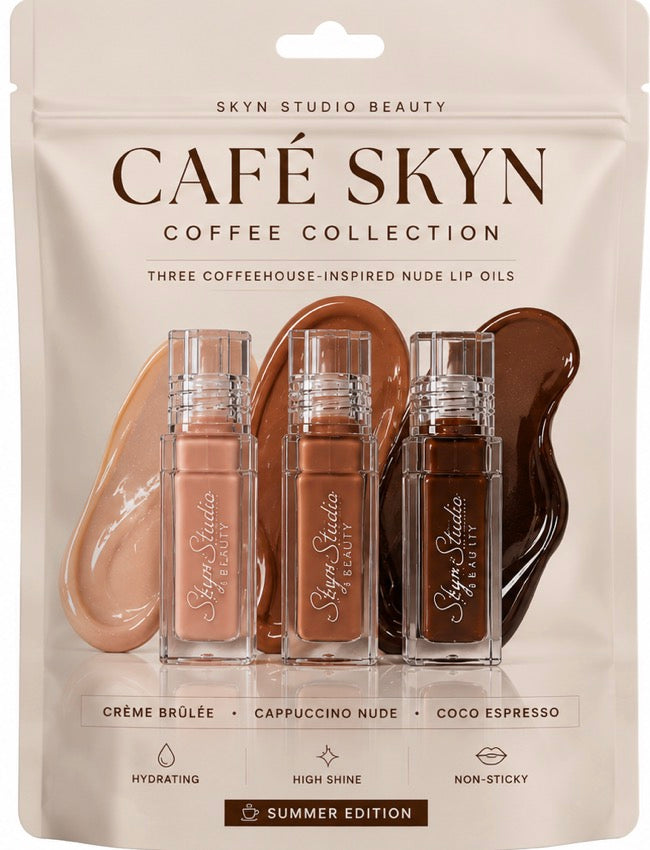 Cafe Skyn Coffee Nude Collection Lip Oils