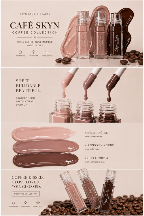 Cafe Skyn Coffee Collection Lip Oils