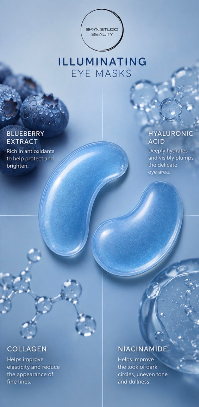 Illuminating Hydrogel Eye Masks