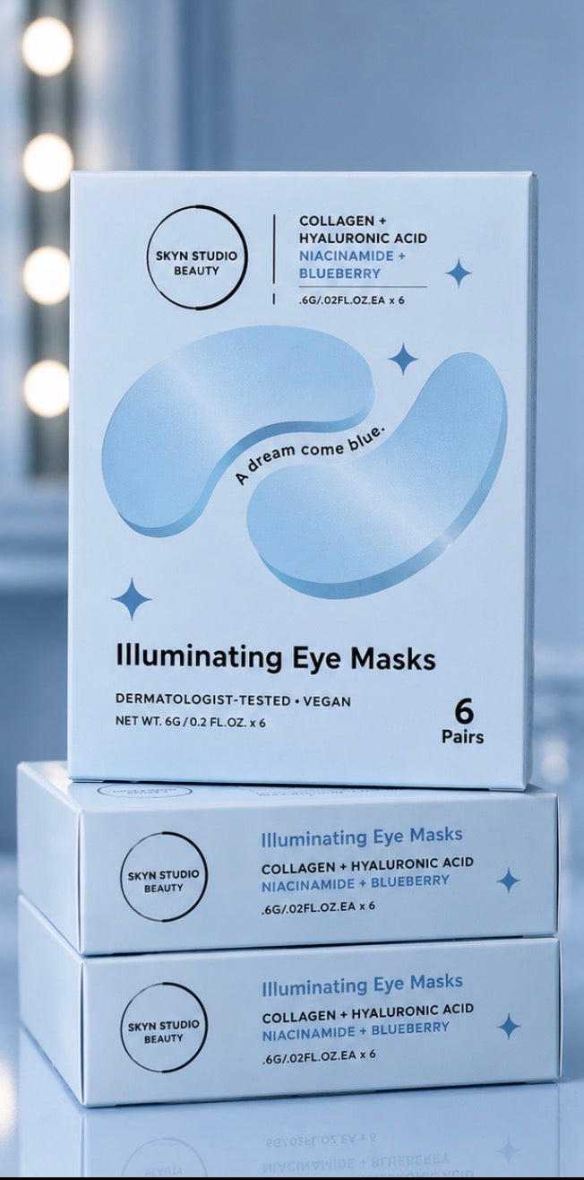 Illuminating Hydrogel Eye Masks