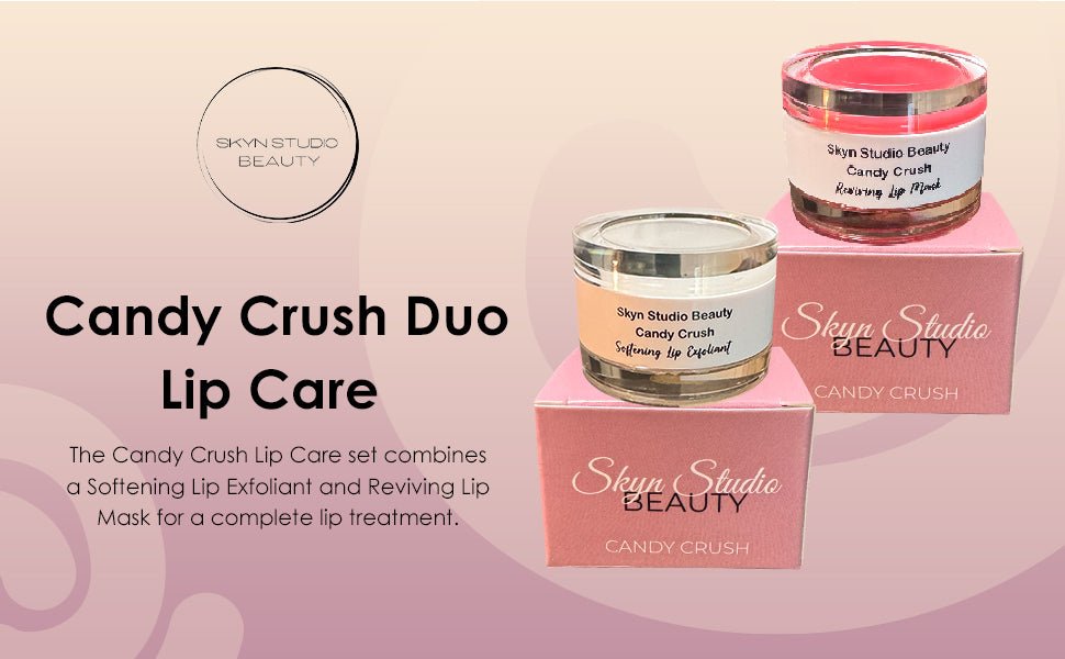 Candy Crush Duo Lip Care - Lip Exfoliant & Reviving Lip Mask - Skyn Studio 